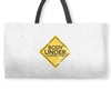 body under construction Weekender Totes
