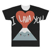 I love you All Over Men's T-shirt