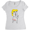 Baby Trump Women's Triblend Scoop T-shirt