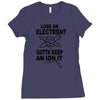 keep an ion it Ladies Fitted T-Shirt