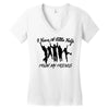 I Have a Little Help From My Friends Women's V-Neck T-Shirt