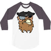 pirates face 3/4 Sleeve Shirt