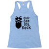 old school rock Racerback Tank