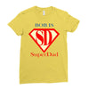 bob is super dad Ladies Fitted T-Shirt