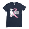 boxers for boobs Ladies Fitted T-Shirt