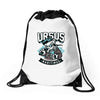 polar bear hunting Drawstring Bags