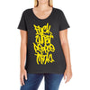 fuck what people think Ladies Curvy T-Shirt
