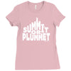 summit or plummet Ladies Fitted T-Shirt