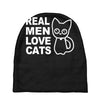 real men love cats Baby Beanies