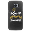 kings are born in january Samsung Galaxy S7 Edge