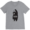 Black Bruin Metal V-Neck Tee