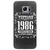 vintage made in 1986 perfectly aged a living legend Samsung Galaxy S7 Edge