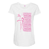 breast cancer Maternity Scoop Neck T-shirt