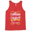 i am a february women Tank Top