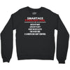 Smartass February Girl Crewneck Sweatshirt