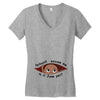 June Peeking Out Baby Boy Women's V-Neck T-Shirt