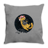 rebel cattack Throw Pillow