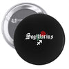 sagittarius zodiac rose Pin-back button