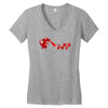 rolling into battle Women's V-Neck T-Shirt
