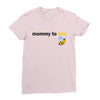 Mommy to Bee Baby Boy Ladies Fitted T-Shirt