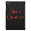merry christmas red glitter iPad Mini