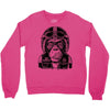 monkey in the motorcycle Crewneck Sweatshirt