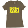 dads taxi Ladies Fitted T-Shirt