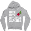 bears beets battlestar galactica Zipper Hoodie