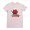 lucky devil gambling cards Ladies Fitted T-Shirt