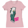 modern zombie Ladies Fitted T-Shirt