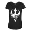 fractured rebellion Maternity Scoop Neck T-shirt