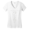 all about that bass no treble Women's V-Neck T-Shirt