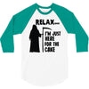 i'm just here for the cake 3/4 Sleeve Shirt