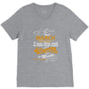 I'm a march woman I was born with my heart V-Neck Tee