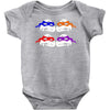 turtles  splinter ninja serie fun Baby Onesie