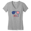 4th of July Women's V-Neck T-Shirt