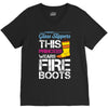Forget Glass Slippers This Princess Wears Fire Boots V-Neck Tee