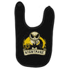nightmare   scroll Baby Bibs