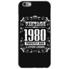 vintage made in 1980 perfectly aged a living legend iPhone 6/6s Case