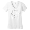 basketball sport bball streetball sportswear usa baskets ball Women's V-Neck T-Shirt