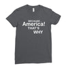 because america Ladies Fitted T-Shirt