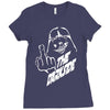 darth vader star wars fun party trance  mycultshirt kult shirt neu2 Ladies Fitted T-Shirt