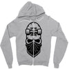 skate skull Zipper Hoodie