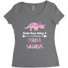 cool mama saurus. Women's Triblend Scoop T-shirt