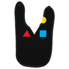clean bandit shapes geometric Baby Bibs