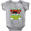 mommy's looks daddy's gas Baby Onesie
