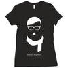 adolf hipster hitler geek Ladies Fitted T-Shirt