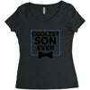 Coolest Son Ever Women's Triblend Scoop T-shirt