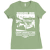 camp crystal lake summer 1980 Ladies Fitted T-Shirt