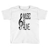 music lover Toddler T-shirt